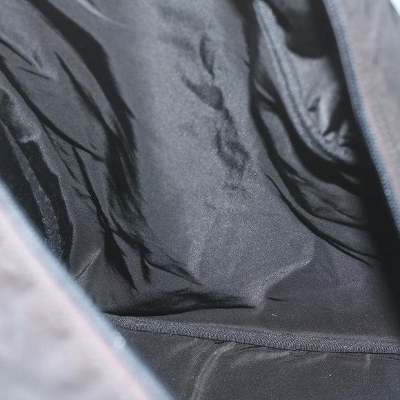 PRADA Hand Bag Nylon Black Auth 64366