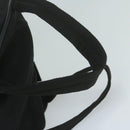 PRADA Hand Bag Nylon Black Auth 64366-7