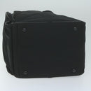 PRADA Hand Bag Nylon Black Auth 64366-5