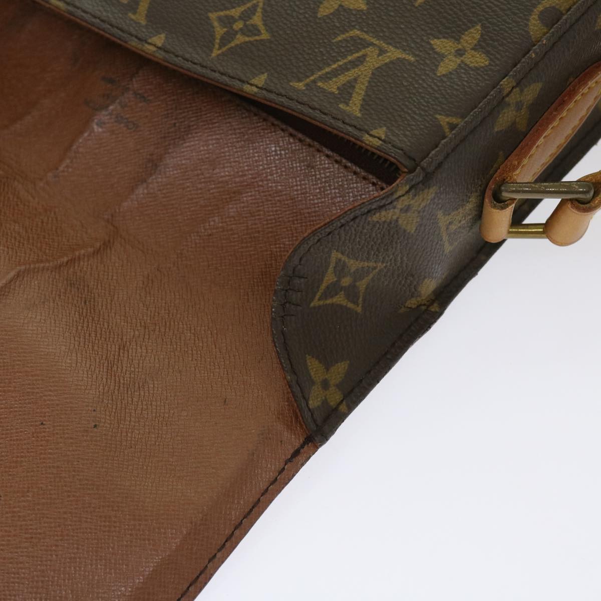 LOUIS VUITTON Monogram Saint Cloud GM Shoulder Bag M51242 LV Auth 64387