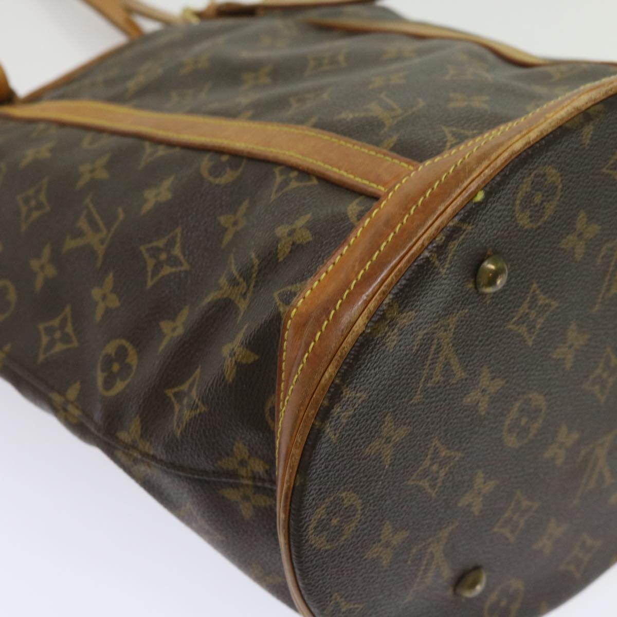 LOUIS VUITTON Monogram Bucket GM Shoulder Bag M42236 LV Auth 64420