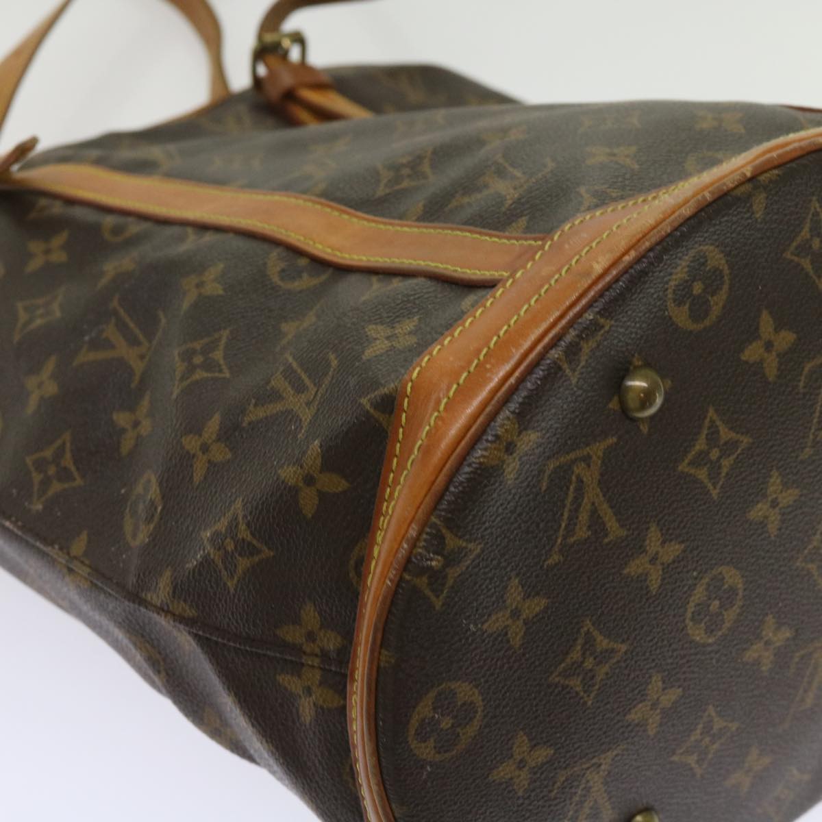 LOUIS VUITTON Monogram Bucket GM Shoulder Bag M42236 LV Auth 64421