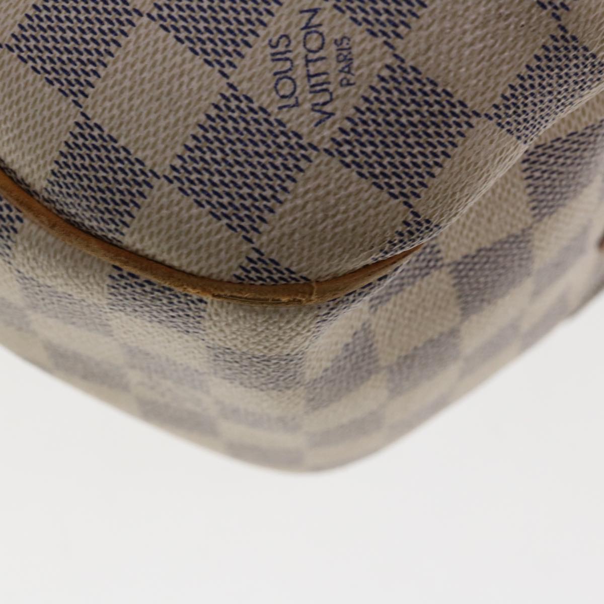 LOUIS VUITTON Damier Azur Galliera PM Shoulder Bag N55215 LV Auth 64439