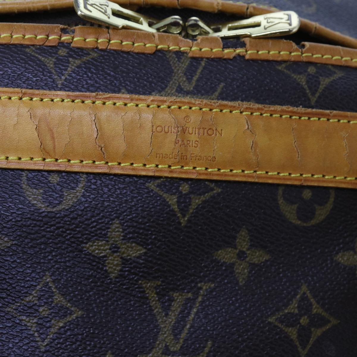 LOUIS VUITTON Monogram Sac Shan 50 Pet Carry M42021 LV Auth 64464