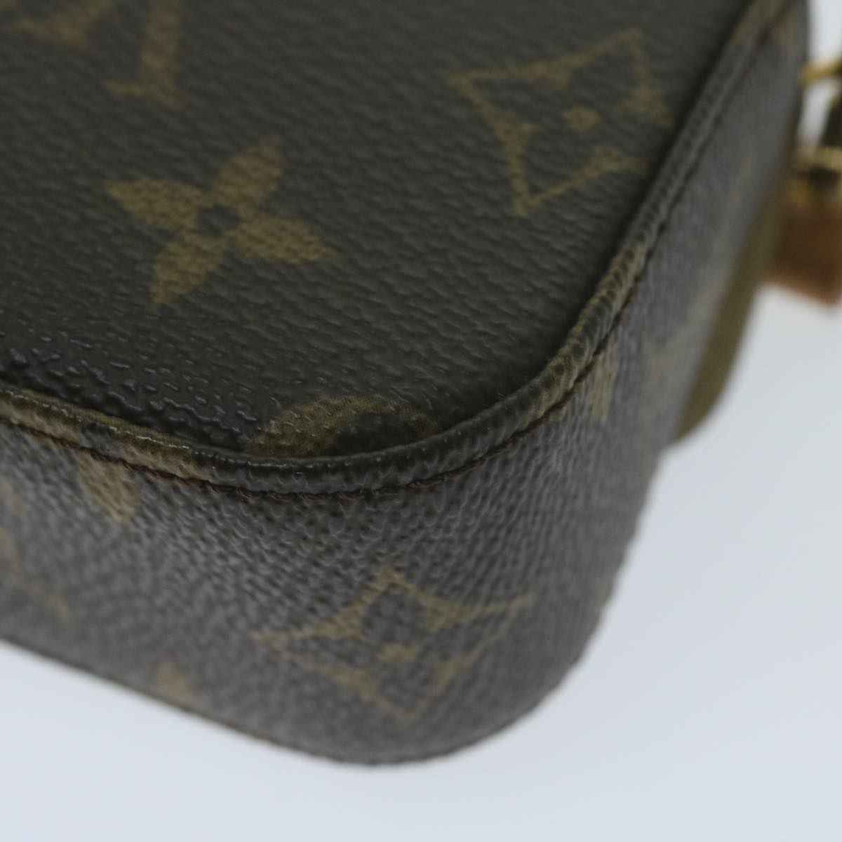 LOUIS VUITTON Monogram Pochette lagoon Glasses Case M60008 LV Auth 64517A