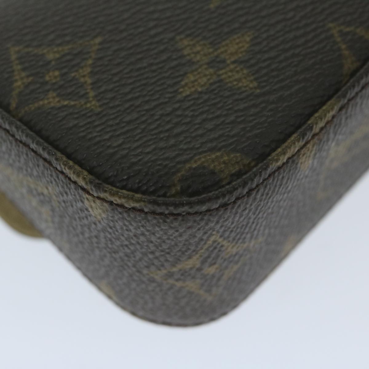 LOUIS VUITTON Monogram Pochette lagoon Glasses Case M60008 LV Auth 64517A