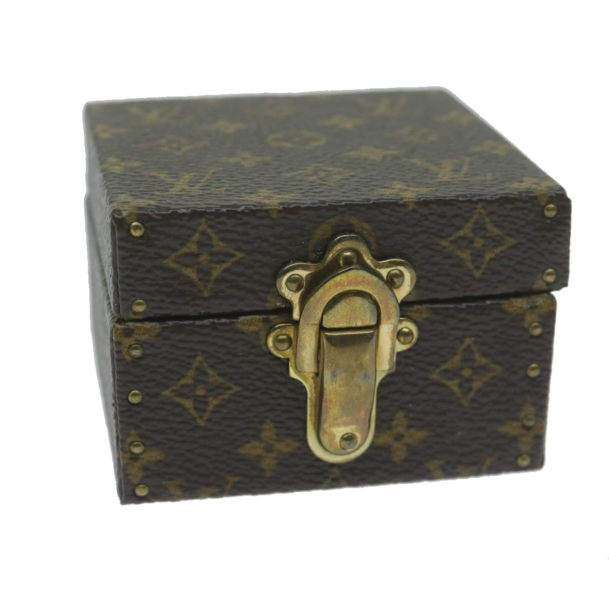 LOUIS VUITTON Monogram Eccrine Declaration Jewelry Box M21010 LV Auth 64522A