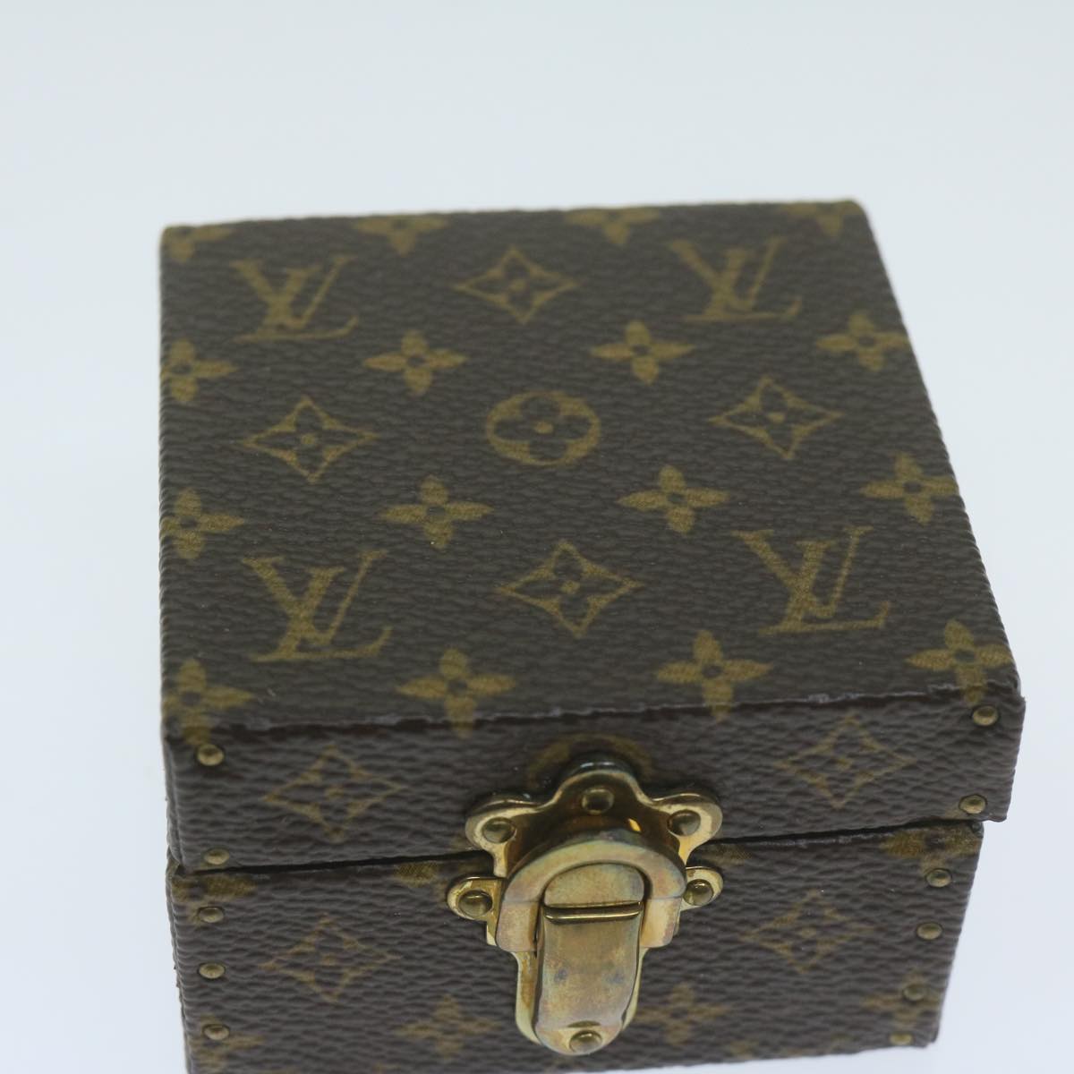 LOUIS VUITTON Monogram Eccrine Declaration Jewelry Box M21010 LV Auth 64522A