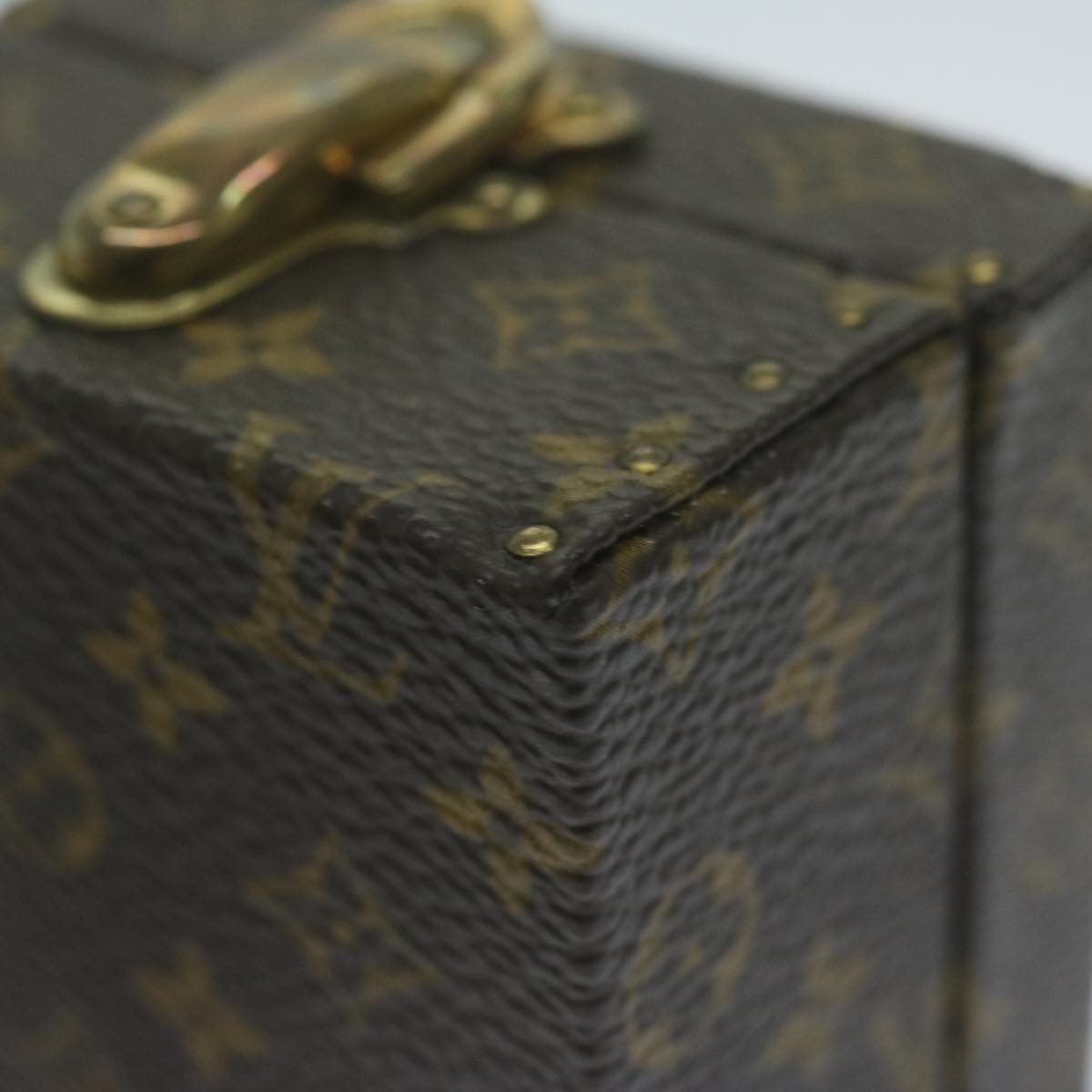 LOUIS VUITTON Monogram Eccrine Declaration Jewelry Box M21010 LV Auth 64522A