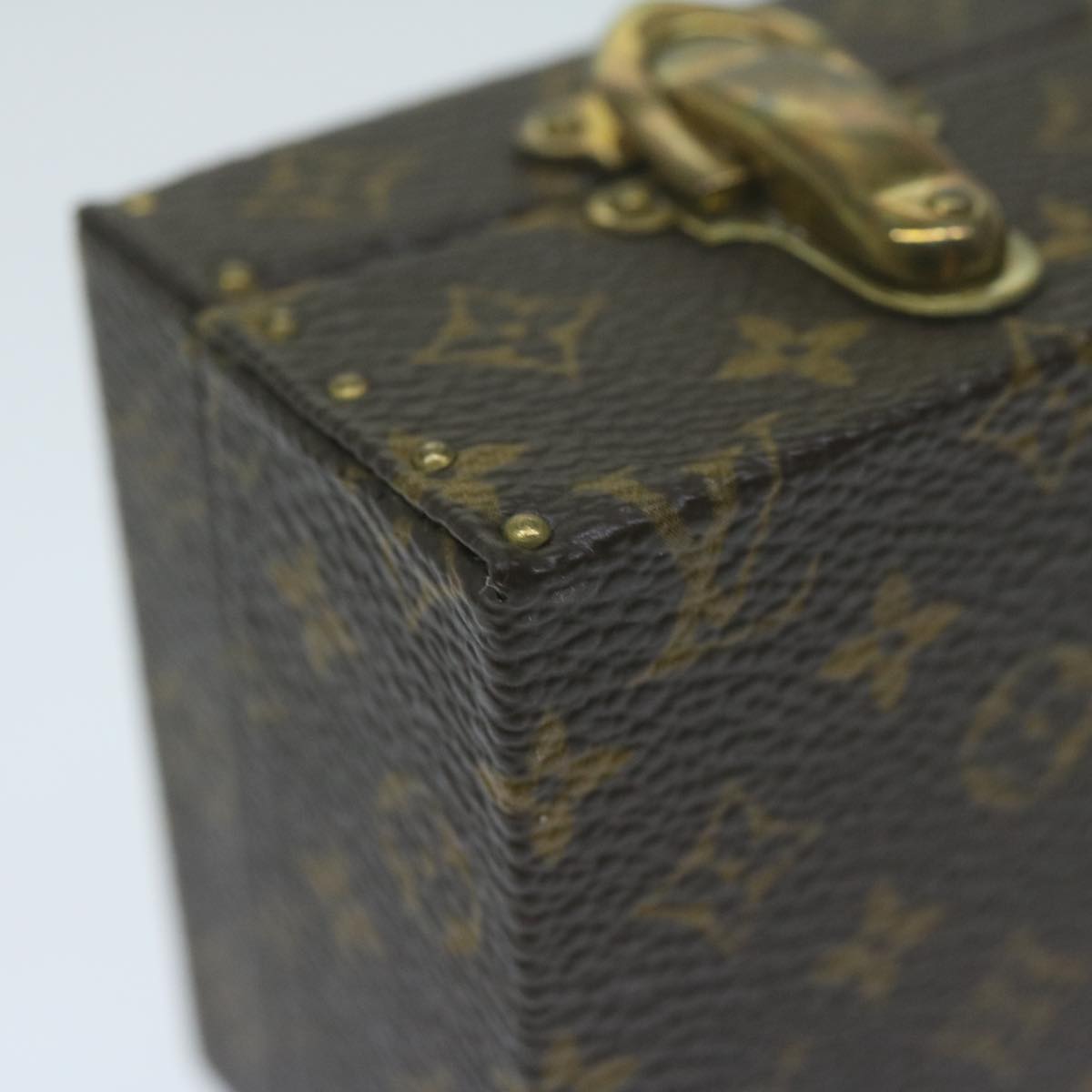 LOUIS VUITTON Monogram Eccrine Declaration Jewelry Box M21010 LV Auth 64522A