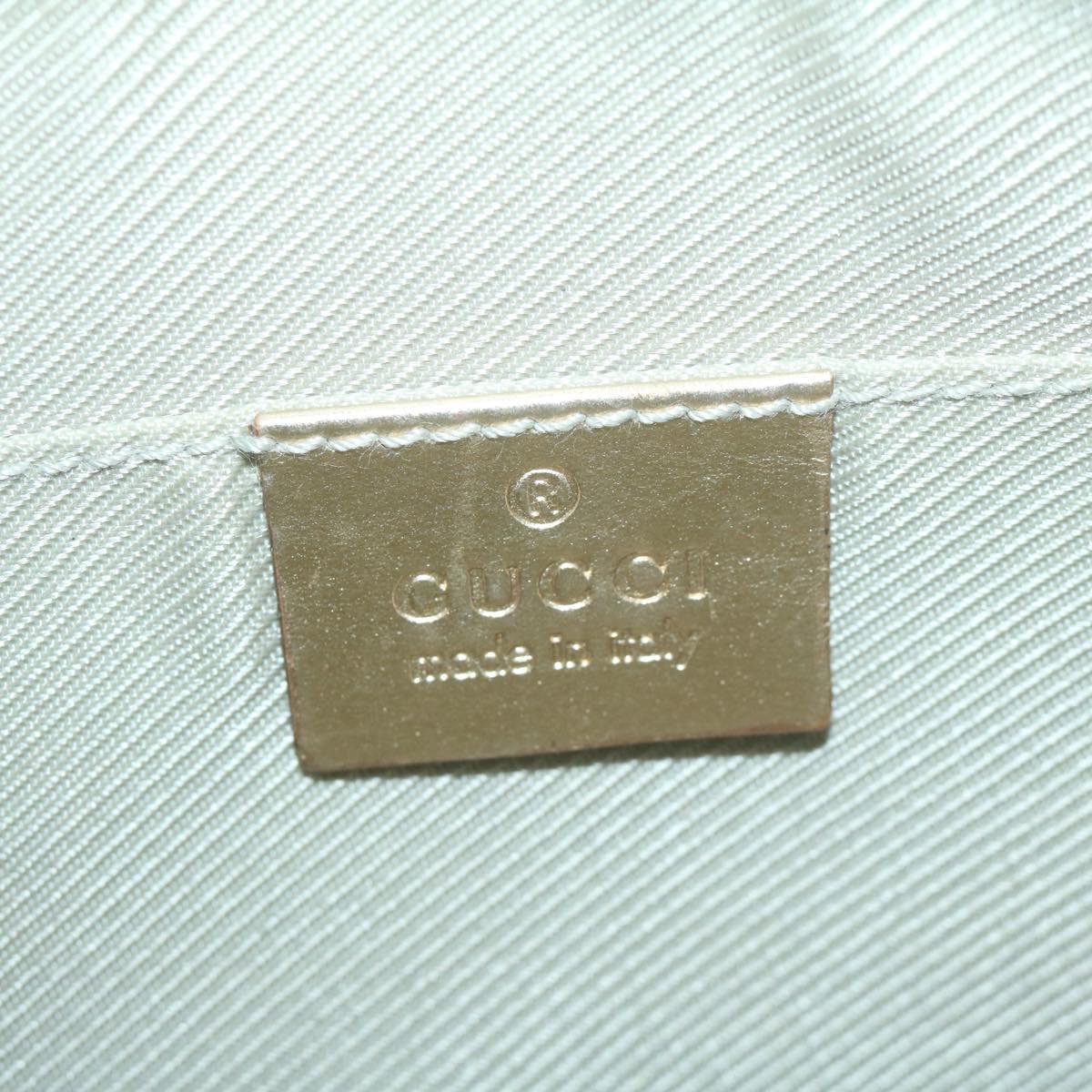 GUCCI GG Canvas Shoulder Bag Light Blue 005 0813 Auth 64527