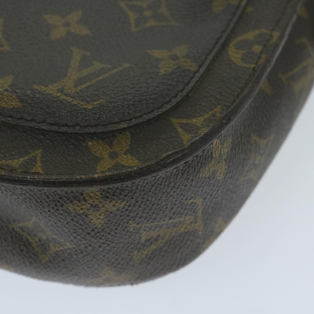 LOUIS VUITTON Monogram Saint Cloud GM Shoulder Bag M51242 LV Auth 64544