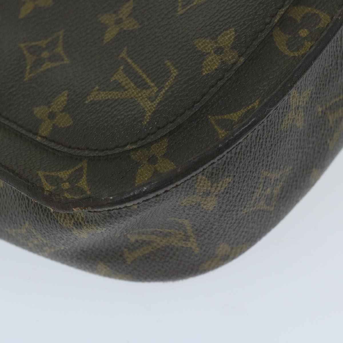 LOUIS VUITTON Monogram Saint Cloud GM Shoulder Bag M51242 LV Auth 64544