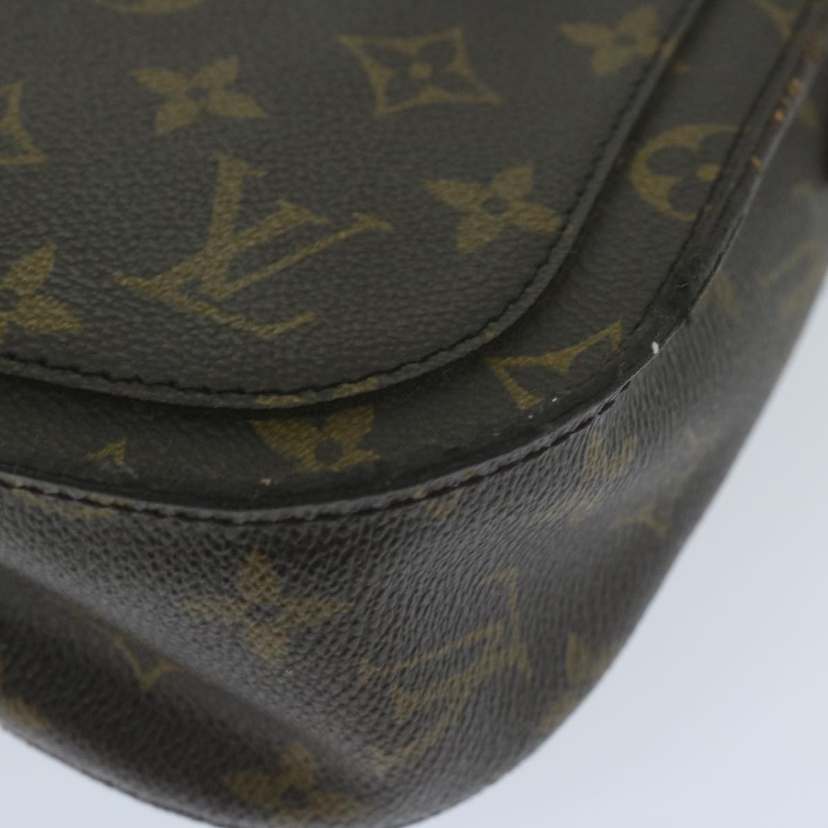 LOUIS VUITTON Monogram Saint Cloud GM Shoulder Bag M51242 LV Auth 64545