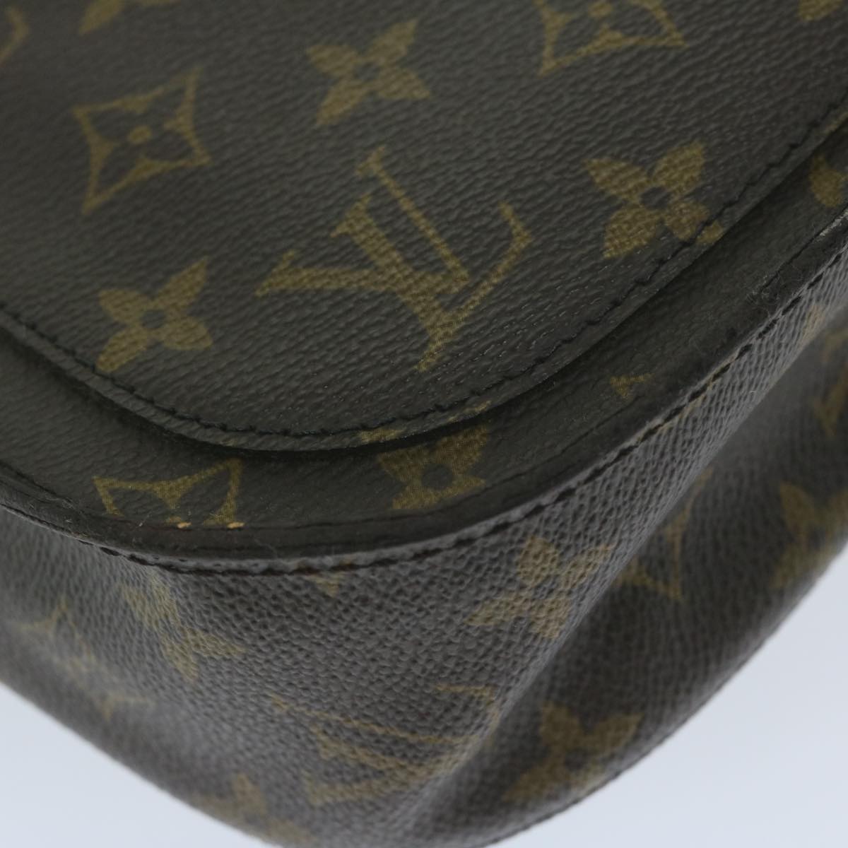 LOUIS VUITTON Monogram Saint Cloud GM Shoulder Bag M51242 LV Auth 64545