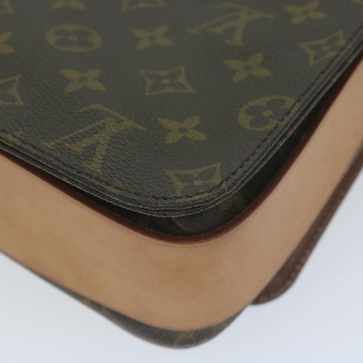 LOUIS VUITTON Monogram Cartouchiere GM Shoulder Bag M51252 LV Auth 64547