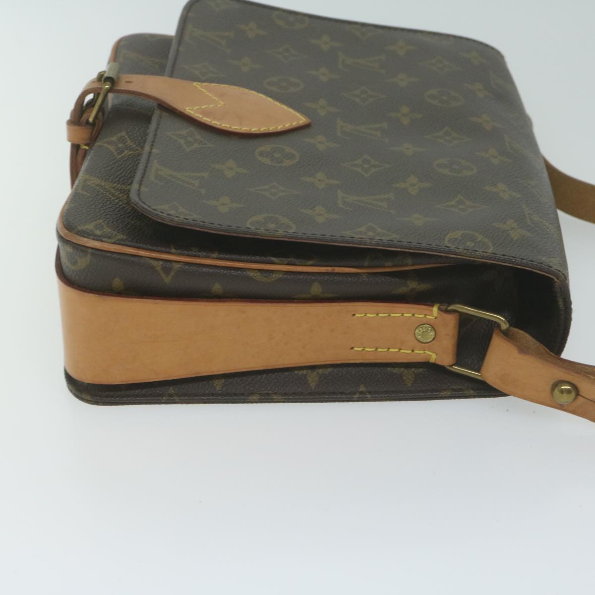 LOUIS VUITTON Monogram Cartouchiere GM Shoulder Bag M51252 LV Auth 64547