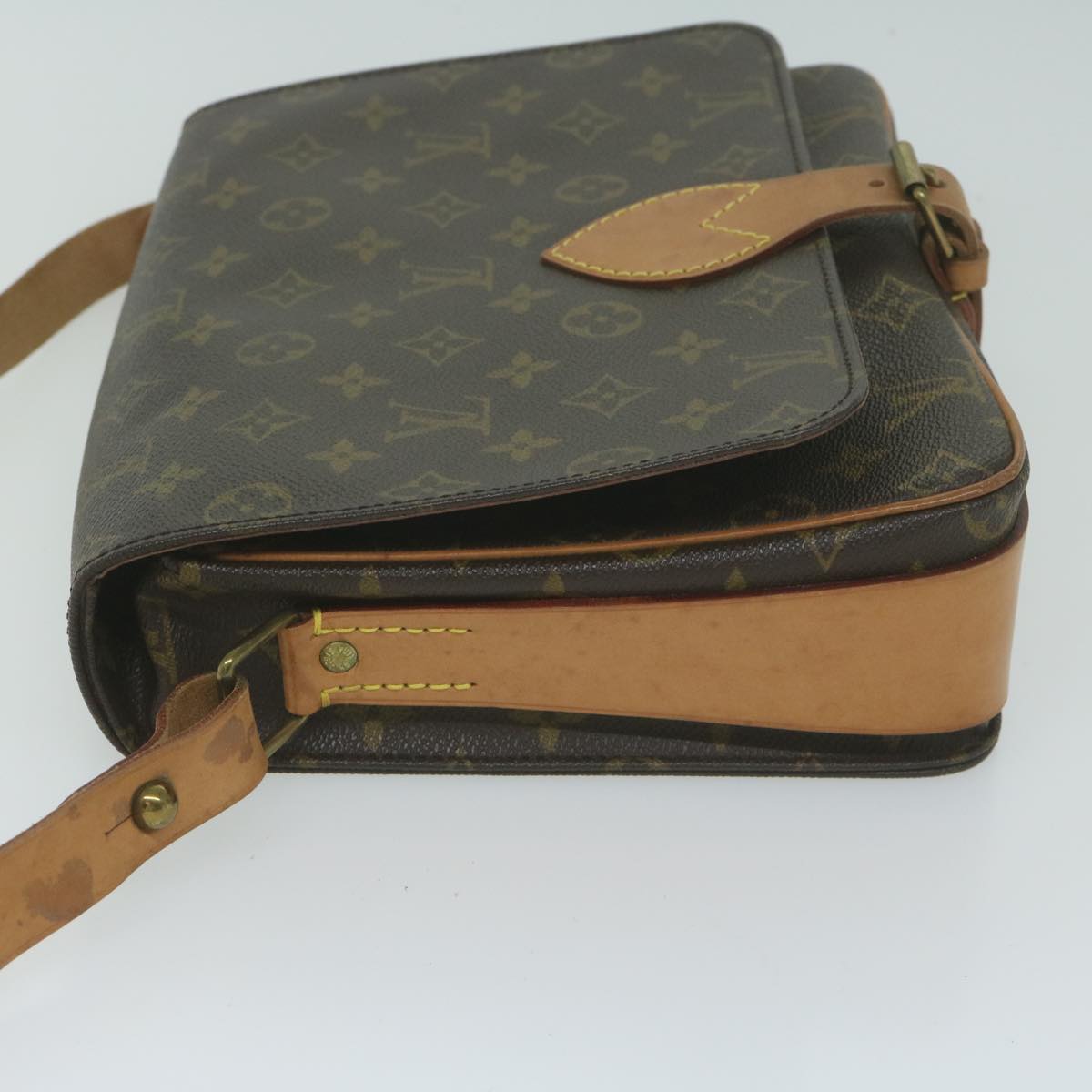 LOUIS VUITTON Monogram Cartouchiere GM Shoulder Bag M51252 LV Auth 64547