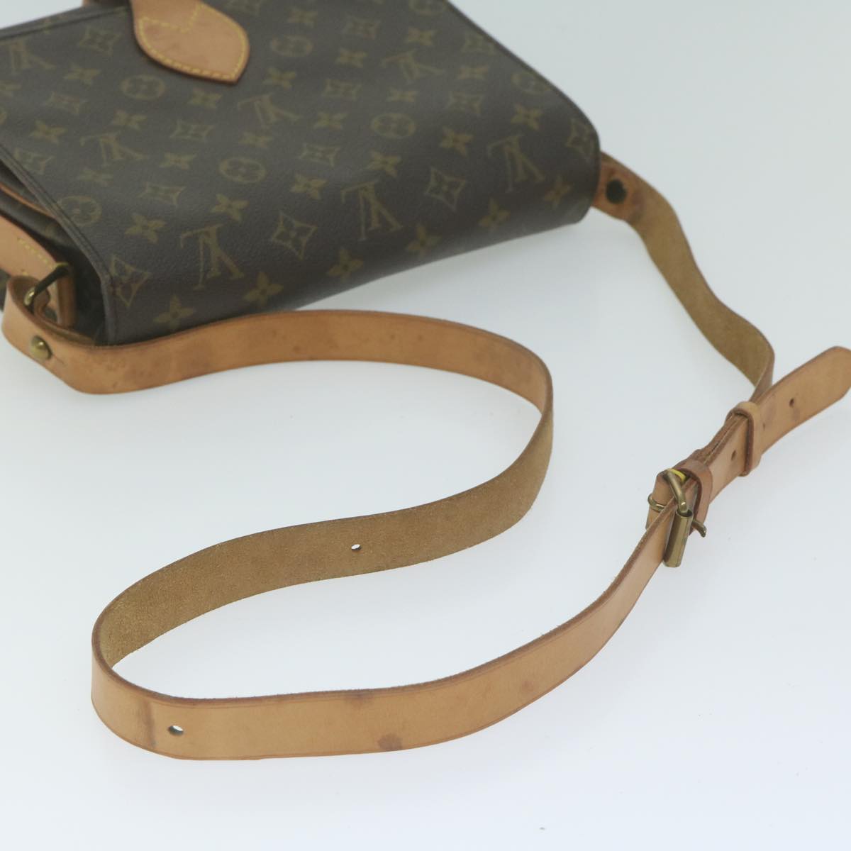 LOUIS VUITTON Monogram Cartouchiere GM Shoulder Bag M51252 LV Auth 64547