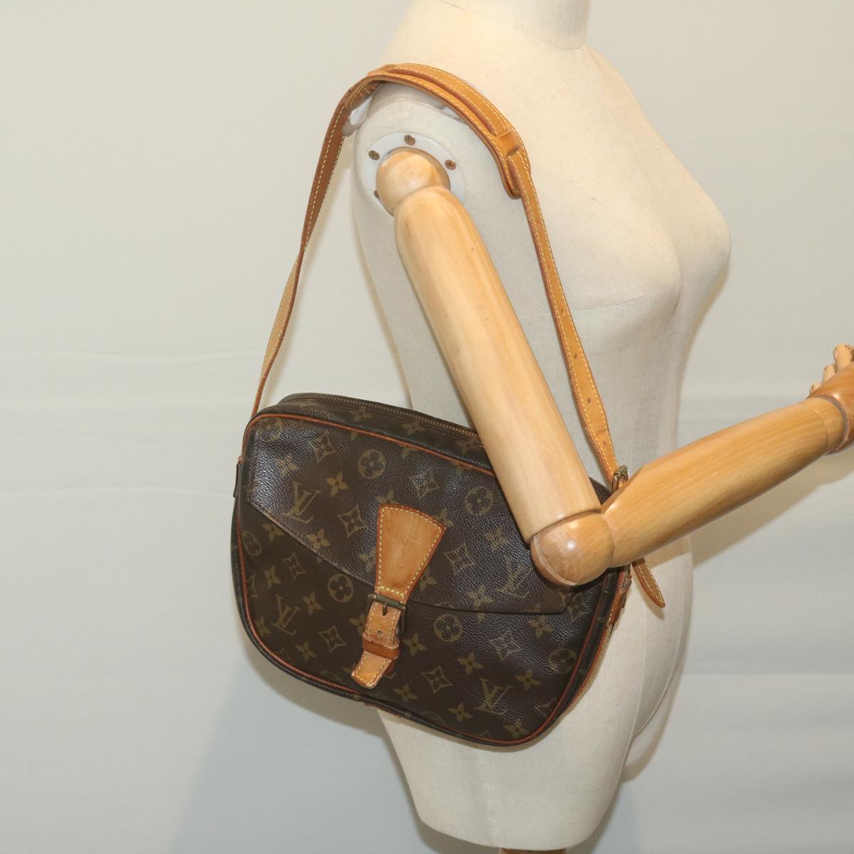 LOUIS VUITTON Monogram Jeune Fille MM Shoulder Bag M51226 LV Auth 64613