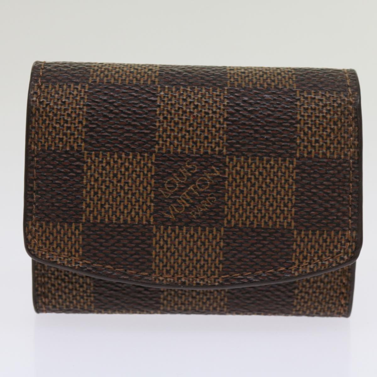 LOUIS VUITTON Damier Ebene Cuff Case M64681 LV Auth 64623