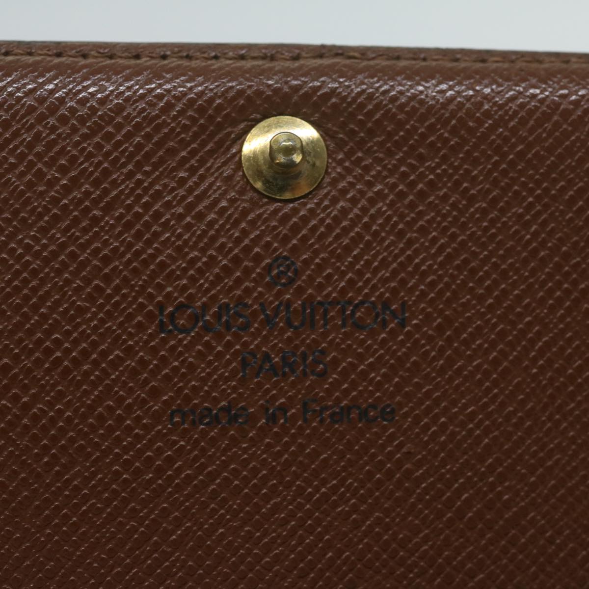 LOUIS VUITTON Monogram Porte Monnaie Billets Tresor Wallet M61730 Auth 64628