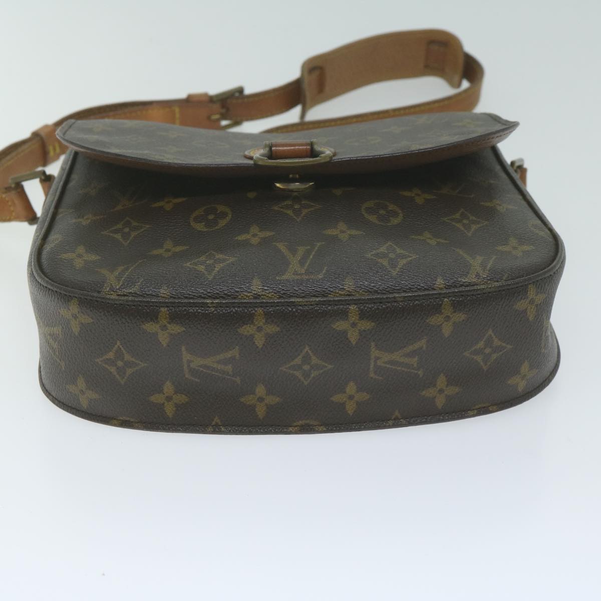 LOUIS VUITTON Monogram Saint Cloud GM Shoulder Bag M51242 LV Auth 64658