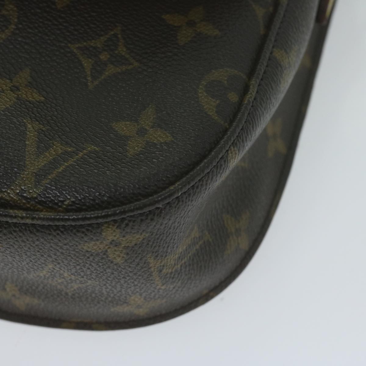 LOUIS VUITTON Monogram Saint Cloud GM Shoulder Bag M51242 LV Auth 64658