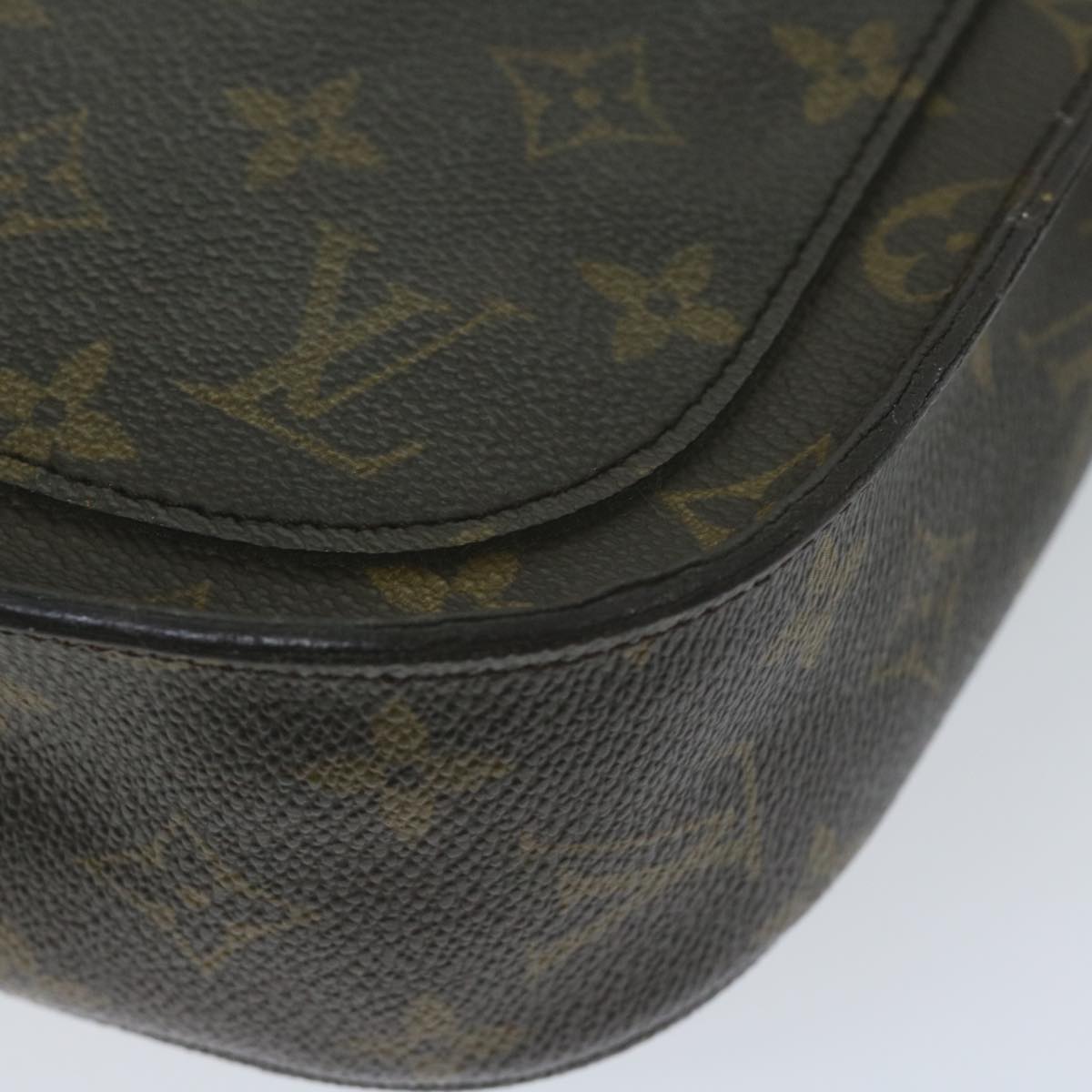 LOUIS VUITTON Monogram Saint Cloud GM Shoulder Bag M51242 LV Auth 64658