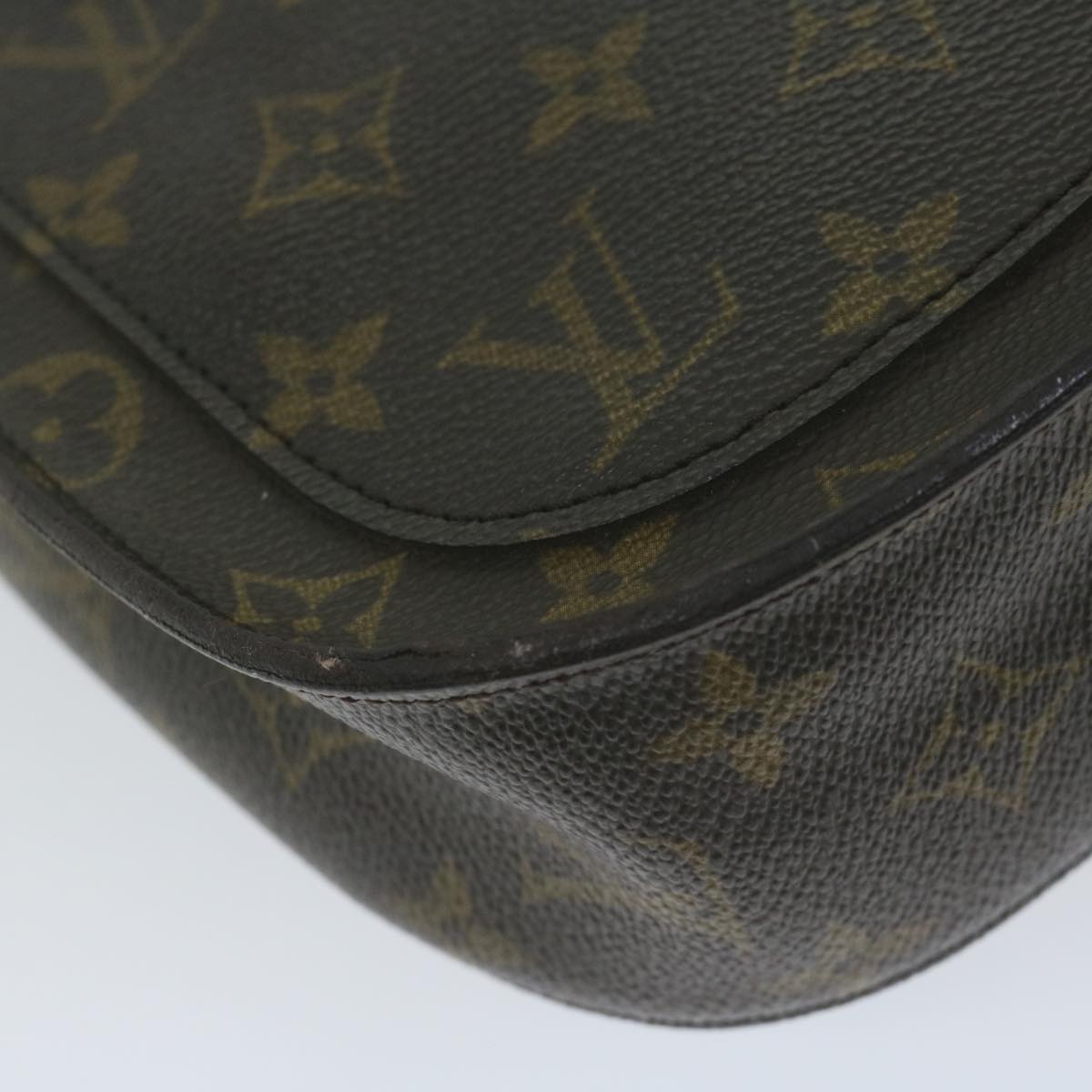 LOUIS VUITTON Monogram Saint Cloud GM Shoulder Bag M51242 LV Auth 64658