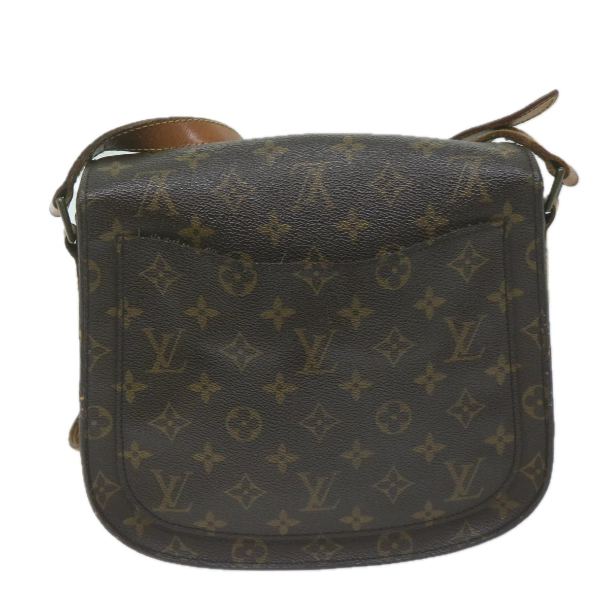 LOUIS VUITTON Monogram Saint Cloud GM Shoulder Bag M51242 LV Auth 64658