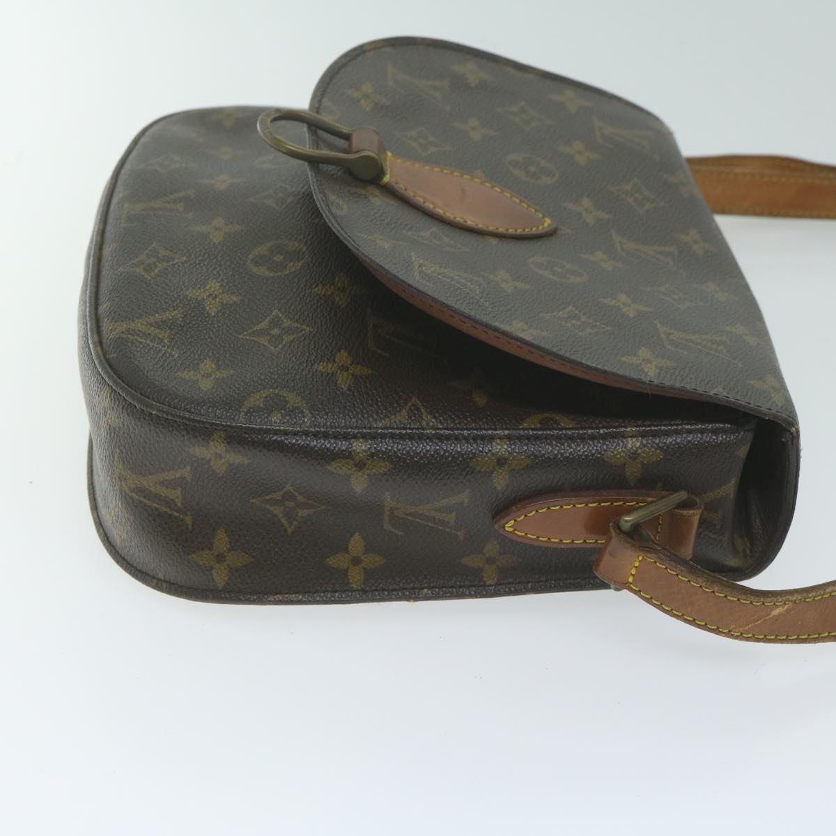 LOUIS VUITTON Monogram Saint Cloud GM Shoulder Bag M51242 LV Auth 64658