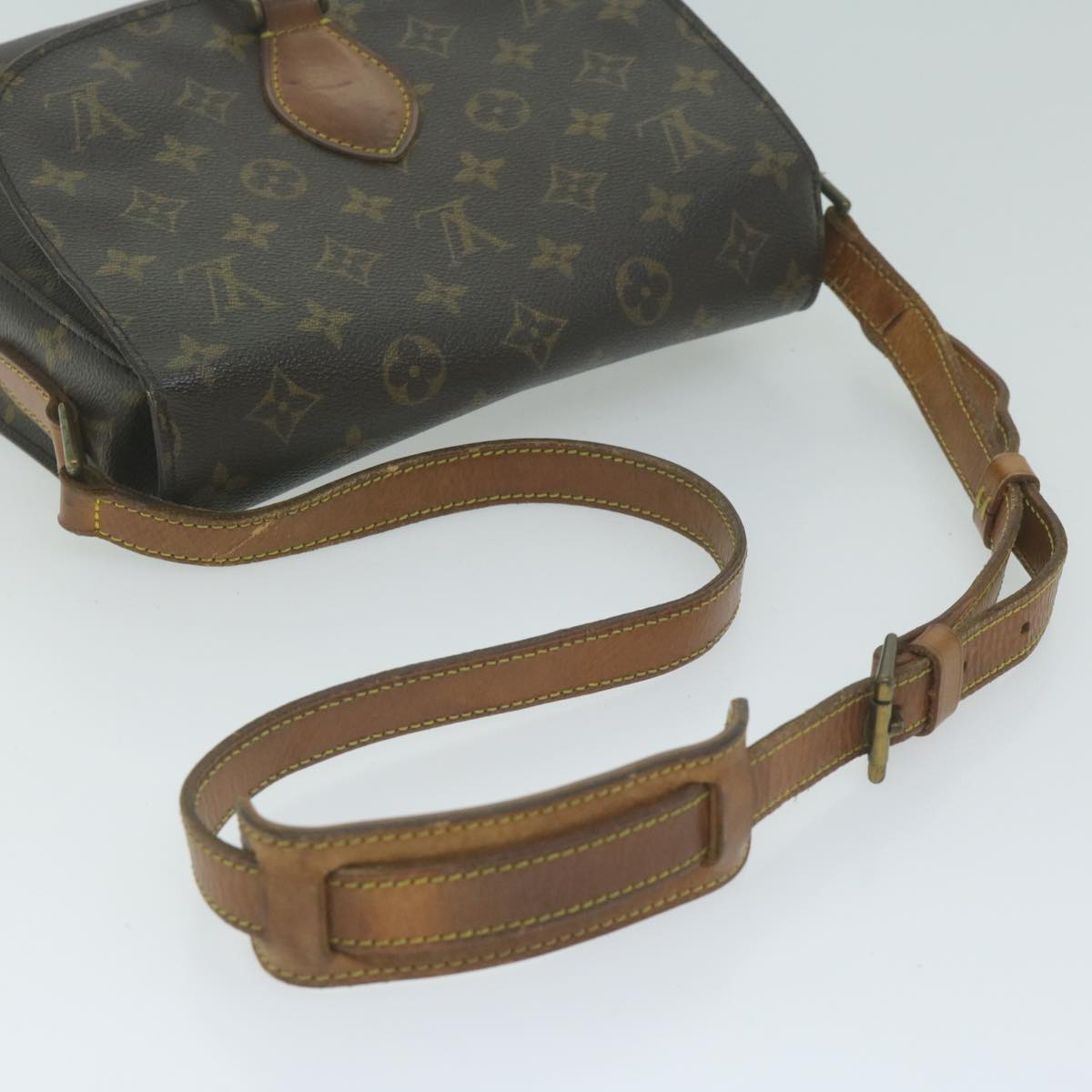 LOUIS VUITTON Monogram Saint Cloud GM Shoulder Bag M51242 LV Auth 64658