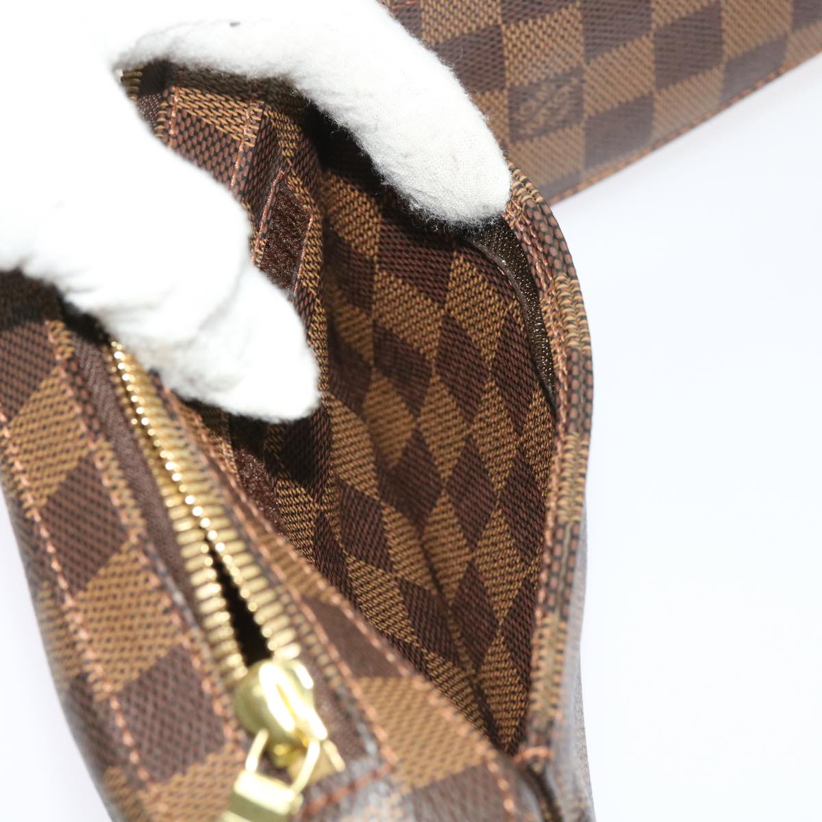 LOUIS VUITTON Damier Ebene Geronimos Shoulder Bag N51994 LV Auth 64662A