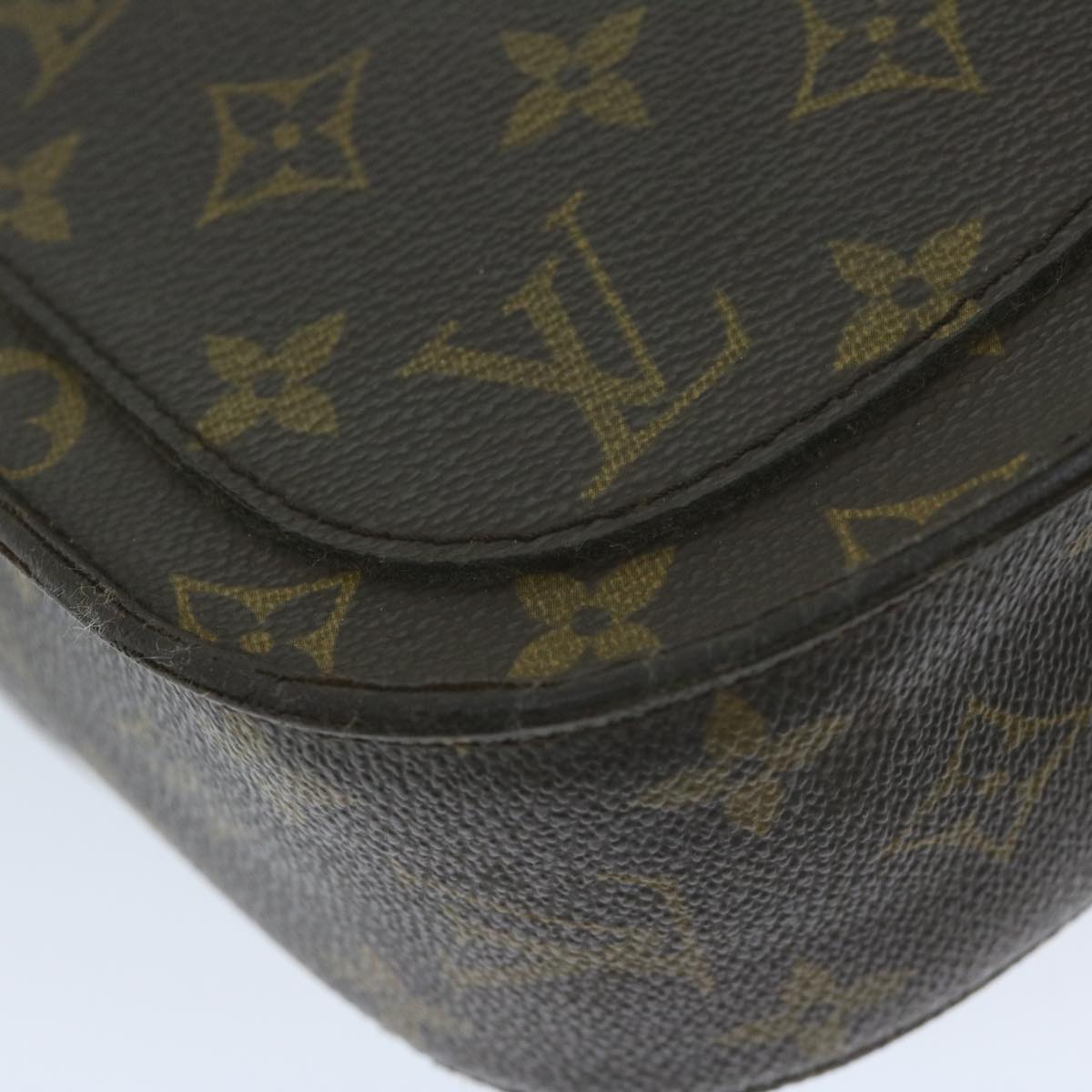 LOUIS VUITTON Monogram Saint Cloud GM Shoulder Bag M51242 LV Auth 64712