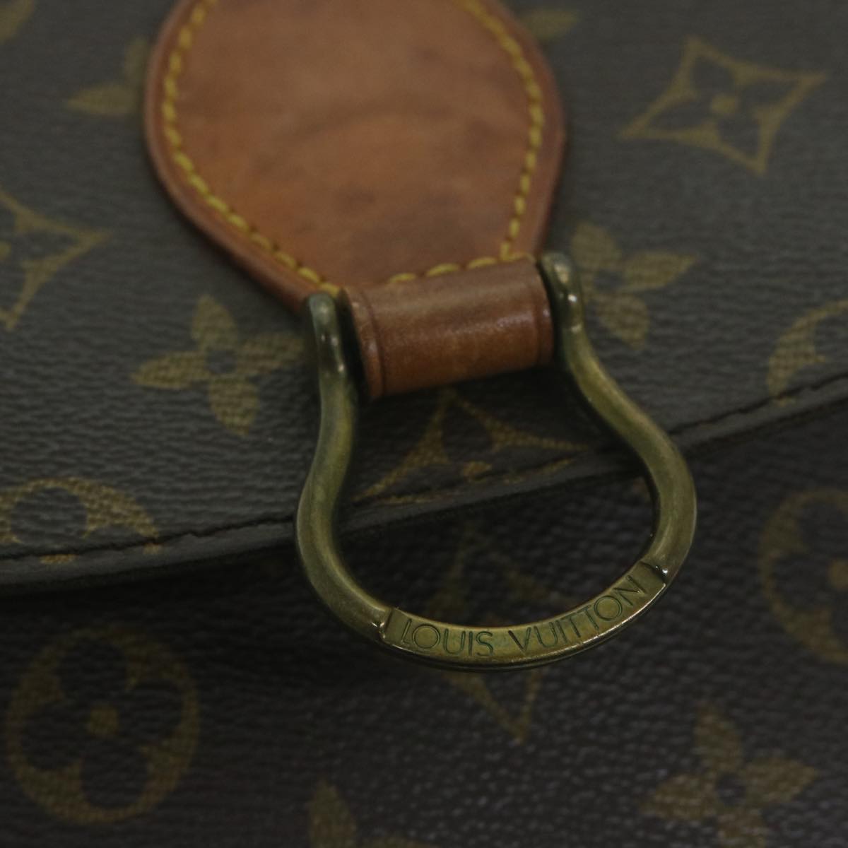 LOUIS VUITTON Monogram Saint Cloud GM Shoulder Bag M51242 LV Auth 64712