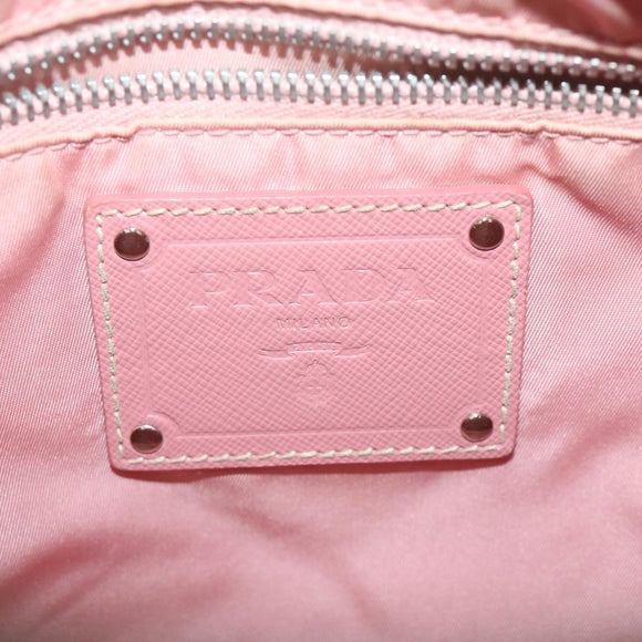 PRADA Shoulder Bag Nylon Gray Auth 64759