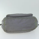 PRADA Shoulder Bag Nylon Gray Auth 64759-6