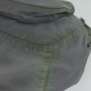 PRADA Shoulder Bag Nylon Gray Auth 64759-7