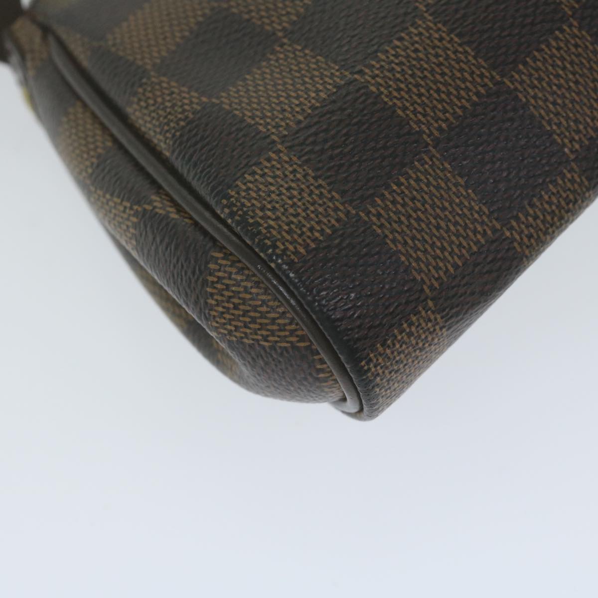 LOUIS VUITTON Damier Ebene Eva Shoulder Bag N55213 LV Auth 64788