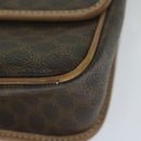 CELINE Macadam Canvas Shoulder Bag PVC Brown Auth 64798-14