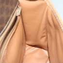 CELINE Macadam Canvas Shoulder Bag PVC Brown Auth 64798-20