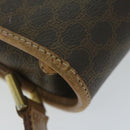 CELINE Macadam Canvas Shoulder Bag PVC Brown Auth 64798-7