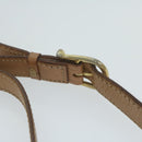 CELINE Macadam Canvas Shoulder Bag PVC Brown Auth 64798-9