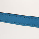 FENDI Petite To Jules Hand Bag Leather 2way Light Blue Auth 64810-15