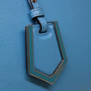 FENDI Petite To Jules Hand Bag Leather 2way Light Blue Auth 64810-20