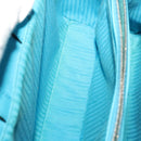 FENDI Petite To Jules Hand Bag Leather 2way Light Blue Auth 64810-10