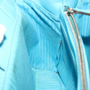 FENDI Petite To Jules Hand Bag Leather 2way Light Blue Auth 64810-22