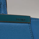 FENDI Petite To Jules Hand Bag Leather 2way Light Blue Auth 64810-2