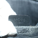 CELINE Macadam Canvas Hand Bag PVC Brown Black Auth 64827-12